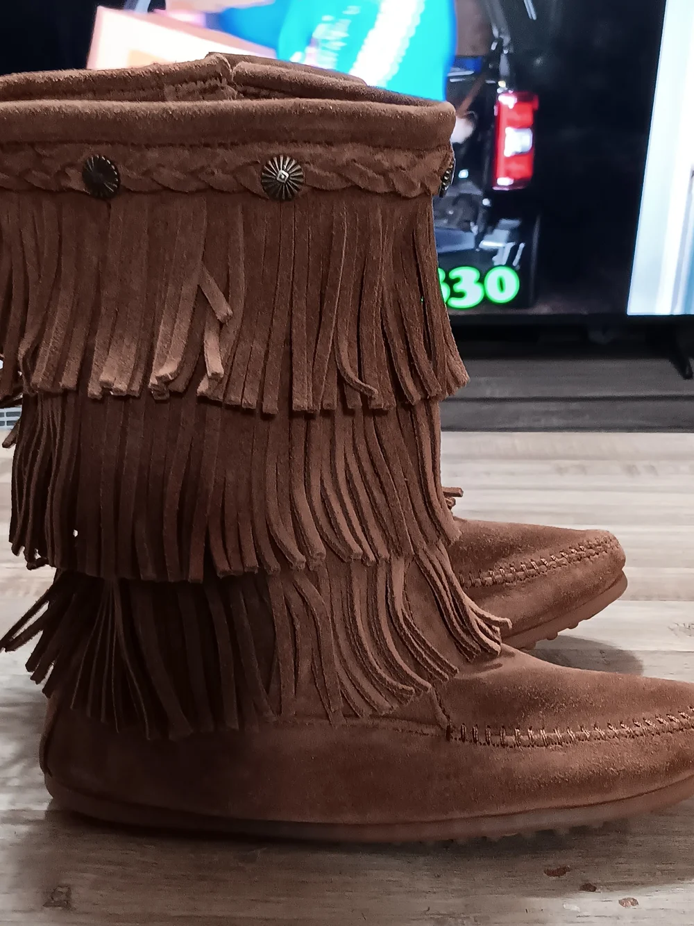Minnetonka soft tan